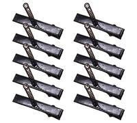 1Pc/10Pcs Plain Barrette Hair Clip Black Hairpin With Spring Thin Clip Headwear Craft Accessories Gift Accessories