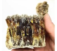 1pc 110-160g Nature Crystal Quartz Stone Yellow Amber Calcite Raw for Decoration