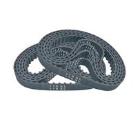 1Pc 110XL 112XL 114XL 116XL 118XL Rubber Timing Belt Black 8mm/10mm/12mm/15mm/18mm width(110XL,12mm)