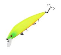 1pc 11cm 16g 0.2m-1m Minnow Fishing Lure Hard Artificial Bait 3D Eyes Fishing Wobblers Diving Crankbait(O)