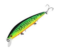 1pc 11cm 16g 0.2m-1m Minnow Fishing Lure Hard Artificial Bait 3D Eyes Fishing Wobblers Diving Crankbait(D)