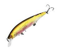 1pc 11cm 16g 0.2m-1m Minnow Fishing Lure Hard Artificial Bait 3D Eyes Fishing Wobblers Diving Crankbait(L)