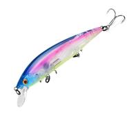 1pc 11cm 16g 0.2m-1m Minnow Fishing Lure Hard Artificial Bait 3D Eyes Fishing Wobblers Diving Crankbait(B)