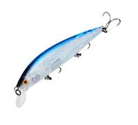 1pc 11cm 16g 0.2m-1m Minnow Fishing Lure Hard Artificial Bait 3D Eyes Fishing Wobblers Diving Crankbait(E)