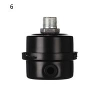 1PC 12.5mm 16mm 20mm Metal Air Compressor Parts Intake Filter Noise Muffler Silencer 1/2'' 5/8" 3/4'' Thread M12(16mm)