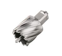 1pc 12-60X25mm HSS Annular Cutter Core Drill Bit 19mm Weldon Shank Hollow Hole Saw For Metal Steel Cutting Tool(16mmX25mm)