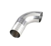 1pc 12.7 14 16 19 25 32 38 45 51mm Pipe OD Butt Weld Hose Barb 90 Deg Elbow SUS304 Stainless Steel Sanitary Fitting(19mm)