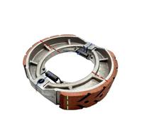 1PC 125mm Rear Drum Brake Shoes Pad Compatible With 125cc 150cc Moped Scooter Fits GS GN125 Models Brake Disks And Pads(brown)