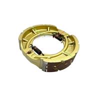 1PC 125mm Rear Drum Brake Shoes Pad Compatible With 125cc 150cc Moped Scooter Fits GS GN125 Models Brake Disks And Pads(yellow)