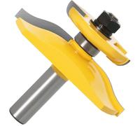 1pc 12mm 1/2 Shank Raised Panel Router Bit with Backcutter Cove 3-1/4 Tenon Bit Woodworking Milling Cutter for Wood(NO7 12mm shank)