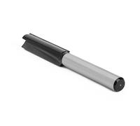 1PC 12mm 12.7mm Shank Lengthened Cleaning Bottom Keyhole Router Bit Diameter 17mm Engraving Machine Woodworking Milling Cutter(12mm Shank)