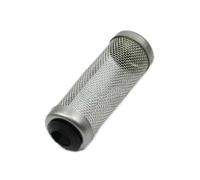 1pc 12mm/16mm Aquarium Stainless Steel Mesh Filter Guard Fish Shrimp Lily Pipe Canister Intake Connector(12cm)