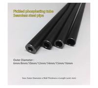 1pc 12mm Outer Diameter Pickled Phosphating Round Tube Seamless Steel Pipe 100~400mm Length(12mmx1mmx300mm)