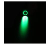1PC 12MM Self-Reset LED 3V 5V 6V12V 24V 220V Metal Button Switch Instantaneous Button Automatic Reset LED Button(Green,24V)