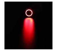 1PC 12MM Self-Reset LED 3V 5V 6V12V 24V 220V Metal Button Switch Instantaneous Button Automatic Reset LED Button(Red-01,48V)