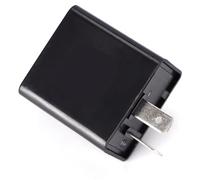 1PC 12V 2 Pin Motorcycle Blinker Adjustable Flasher Relay Turn Signal Indicator Module Steering