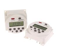 1Pc 12V 24V 110V 220V CN101A Digital LCD Power Timer Programmable Time Switch Relay CN101 Timer Switch Power Timer(AC110V)
