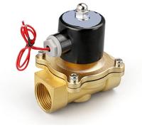 1pc 12V 24V 220V Electric Solenoid Valve DN8/50 - Normally Closed Pneumatic Valve for Water, Oil,Gas Applications(12v DN8)