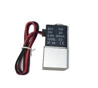 1pc 12V 24V Solenoid Valve 1/4" 1/8" 2 Normally Closed Straight Acting Pneumatic Valve(1/8",220V)