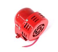 1PC 12V 300DB RED Compact Electric Motor Air Raid Horn Siren For Vehicle Compatible With Automotive Motorcycle Parts Car Models Replacement For Part Number 1G724-97012