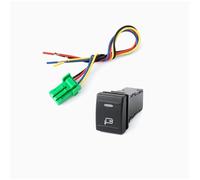 1PC 12V Car LED Radar Fog Light Heat Steering Wheel Power Supply Spotlights Switch Button Fit For VW Volkswagen POLO 04-11(Folding mirror)