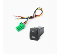 1PC 12V Car LED Radar Fog Light Heat Steering Wheel Power Supply Spotlights Switch Button Fit For VW Volkswagen POLO 04-11(Spotlights)
