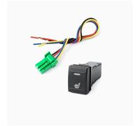 1PC 12V Car LED Radar Fog Light Heat Steering Wheel Power Supply Spotlights Switch Button Fit For VW Volkswagen POLO 04-11(Seat heating)
