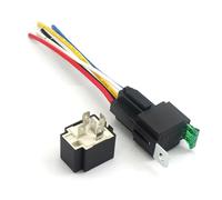 1PC 12V DC 4Pin 5Pin Car Automotive Fused Relay 30A Normally Open Relais 30A Fuse(12V 5pin with socket)