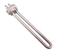 1pc 12v Heating Element DC Solar Resistance U Shape DN25 Electric Immersion Water Element Tubular Boiler Heater 100w 150w 200w(Heater only,150w)