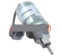 1PC 12V U85206452 U85206520 Fuel Shut Off Solenoid Valve for Perkins Engine 402D 403D 404D 404C 403C Stop Shutdown Solenoid(HIGH)