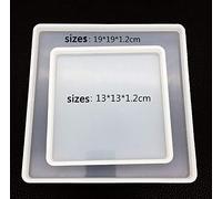 1pc 130 * 130mm Square Silicone Mold Epoxy Resin Jewelry Mold Making Craft DIY