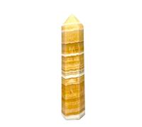 1pc 1300-1400g Orange Calcite Crystal Point Quartz Tower Obelisk