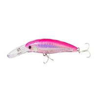 1pc 140mm 47g Big Trolling Minnow Lures Sinking Jerkbait Artificial Hard Bait Wobbler Deep Diving Seawater Swimbait 3D Eyes(G)