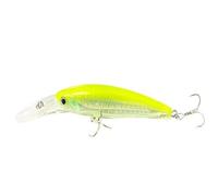 1pc 140mm 47g Big Trolling Minnow Lures Sinking Jerkbait Artificial Hard Bait Wobbler Deep Diving Seawater Swimbait 3D Eyes(B)