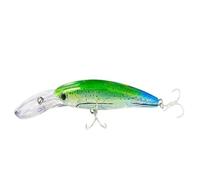 1pc 140mm 47g Big Trolling Minnow Lures Sinking Jerkbait Artificial Hard Bait Wobbler Deep Diving Seawater Swimbait 3D Eyes(F)