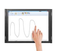 1pc 15 Inch 1024x768 Open Frame Industrial Wall-Mounted Touch Screen Monitor 4:3 Capacitive/Resistive Features Automation