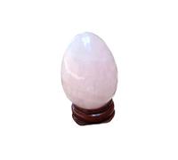 1pc 150-200g Rose Quartz Hand-Carved Eggs Easter Interior Decoration Eggs