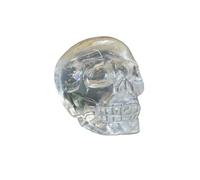 1pc 1500-1600g Clear Quartz Skull Hand Carved Crystal