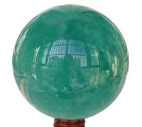 1pc 1500-1600g Green Fluorite Ball Quartz Crystal Sphere
