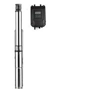 1pc 1500W 2HP Solar Well Pump DC72V with MPPT Controller 160Meter Head Flow Rate 4000L-6000L/Hour Solar Agricultural Irrigation Pump(750W DC48V 60M)