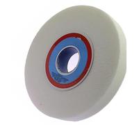 1PC 150mm White Corundum Bench Grinding Wheel - Abrasive Disc for Metal Sharpening - 25mm Hole Diameter, 20mm Thick,(80 grit)