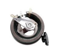 1pc 150W 200W 300W 500W BC1 high Power Rheostat,Rotary Variable Wire Wound Resistor,Disc Shape,Adjustable Resistor,Sliding Rheostat(Max R-100 ohm,Max Power 300W)