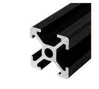 1PC 1515 1530 1560 Black Aluminum Profile Framework DIY Linear Rail Extrusion T-slot CNC 3D Printer Part Metal(OB-1515-3.3-b,400mm)