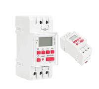 1pc 15A 20A 30A Time Switch Weekly Programmable DIN Rail Digital Timer Switch ACDC 12V 24V 110V 220V 240V(THC-15A-ACDC24V)