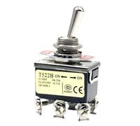 1PC 15A 250V 20A 125V AC ON ON 2 Position DPDT 6Pin Heavy Duty Rocker Toggle Switches