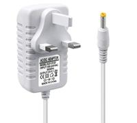 1PC 15W Power Supply Charger 12V 1.25A 4.0 * 1.7mm Power Cable Compatible with E-cho Dot (3rd/5rd/4th/1st Gen) 3/4 Gen E-cho Kids Edition 3/4 Gen Show 5(1/2Gen) Spot Fire TV Cube 2M Cord White