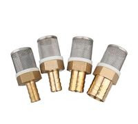 1pc 16mm 19mm 25mm 32mm Hose Water Filter Strainer, Brass and Stainless Steel Mesh Filter for Garden Irrigation, Aquarium, Car Wash Pump(19mm To 1 Inch)