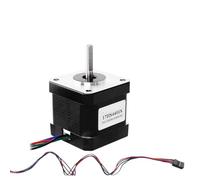 1pc 17 Stepper electronic starter 1.5A 40N.CM 17HS4401S-1MD 40MM 42BYGH 2A 4-Lead electronic starter for 3D Printer electronic starter Straight line(17HS4401S-1MD X3PCS)