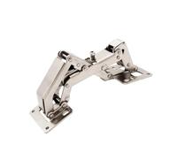 1PC 180 Degree Concealed Hinges Frameless Cabinet Adjustable Installation Kitchen Cupboards Wardrobe Full Cover