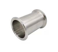 1pc 19mm-102mm 3/4” 1” 1-1/2” 2” 2-1/2” 3” Sanitary Tri Clamp Type Spool Tube with Ferrule Clamp SS304 100mm 200mm 500mm Length Tube(Length 100mm,102mm x Ferrule 119)